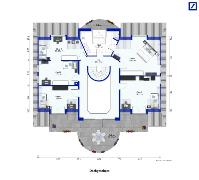 Grundriss DG aufbereitet