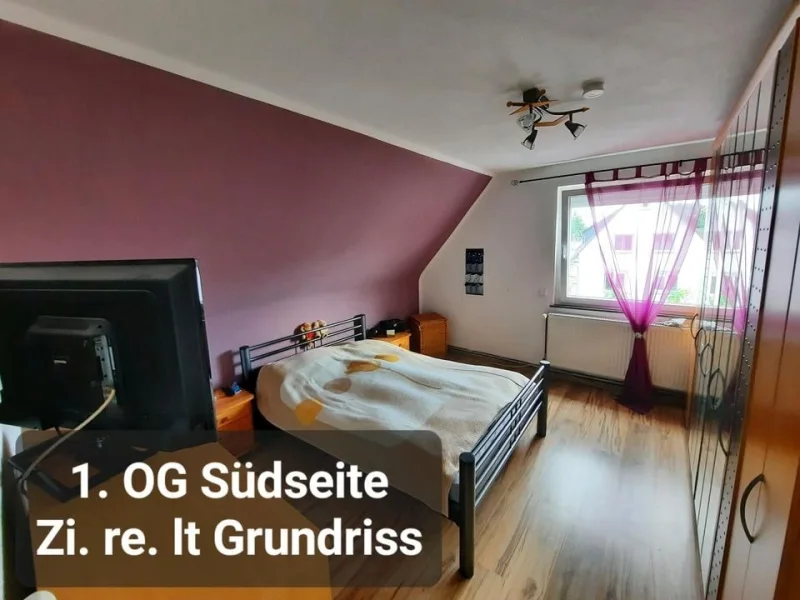 1 OG Zimmer re lt Grundriss