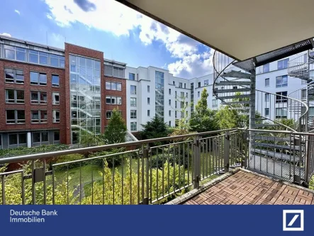 Balkon - Wohnung mieten in Essen - Moderne 1-Raum Wohnung mit Süd-Balkon im Essener Westviertel in Uninähe