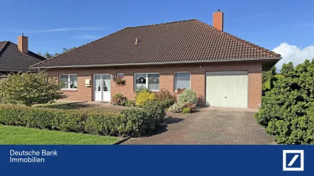 Außenansicht - Haus kaufen in Surwold - Traumhafter Bungalow in Surwold, Ortsteil Bürgermoor