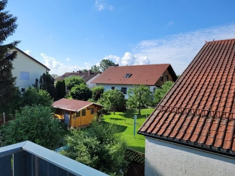 Aussicht vom Balkon