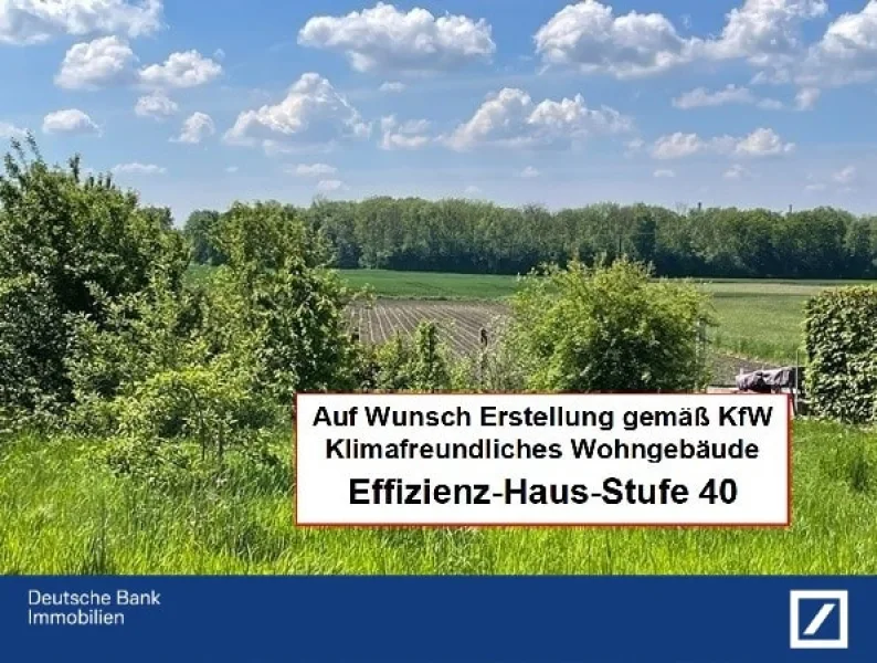 Ausblick nach Süden KfW - Wohnung kaufen in Bergheim - Hochwertige Neubauwohnung mit Gartenanteil in unverbauter Südlage 