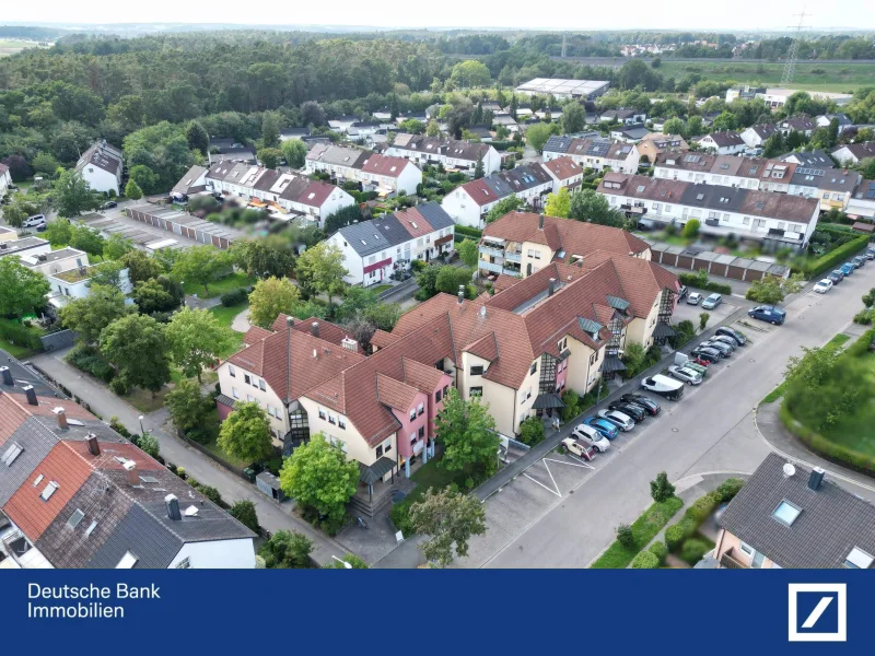 Vogelperspektive - Büro/Praxis kaufen in Wendelstein - Praxis mit Potenzial:  Vermietetes Objekt mit Möglichkeit zur Umwandlung in Wohnraum !!! 