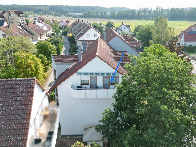 Vogelperspektive-/-Balkon