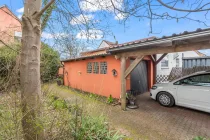 Garage mit Carport