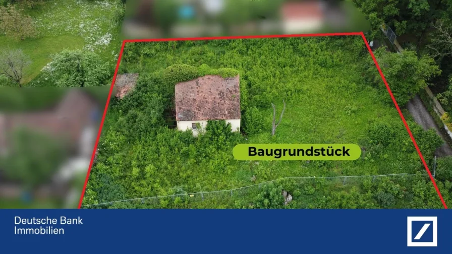 Ansicht Grundstück - Grundstück kaufen in Langenzenn - !!!Exklusives Baugrundstück in Langenzenn OT Kirchfembach !!!  Provisionsfrei !!!