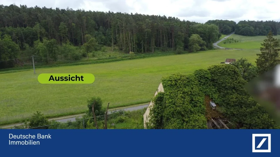 Aussicht - Grundstück kaufen in Langenzenn - !!!Exklusives Baugrundstück in Langenzenn OT Kirchfembach !!!  Provisionsfrei !!!