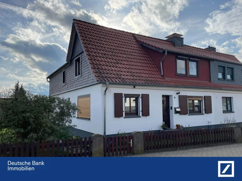 Ansicht - Haus kaufen in Northeim - Doppelhaushälfte in ruhiger Lage