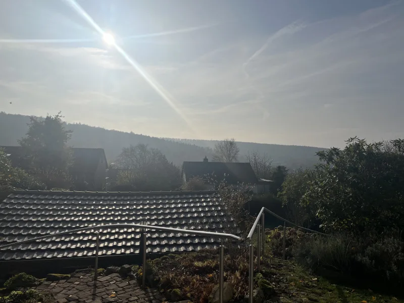 Ausblick von der Terrasse 