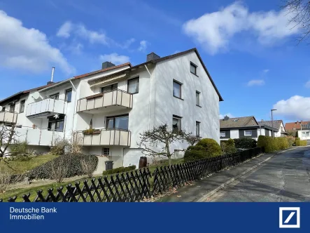 Straßenansicht - Haus kaufen in Osterode - Reihenendhaus mit Garage in guter Lage sofort verfügbar