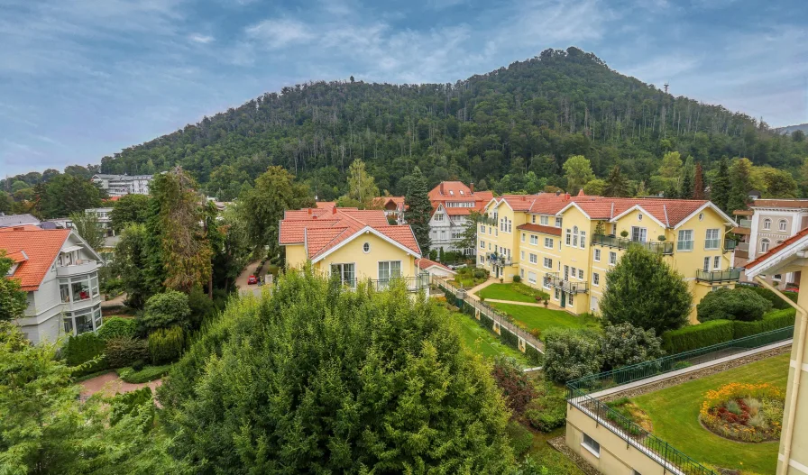 Ausblick vom Balkon