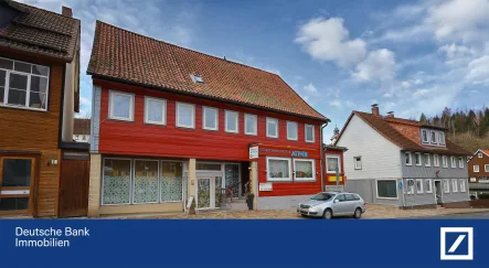 Objektansicht - Haus kaufen in Altenau - Attraktives Mehrfamilienhaus mit Gewerbefläche – Perfekt für Investoren & Kapitalanleger