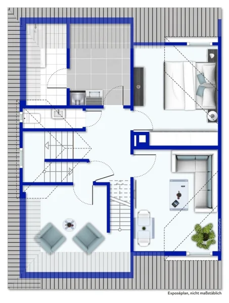 Grundriss DG 3 FH Schw. Gmünd