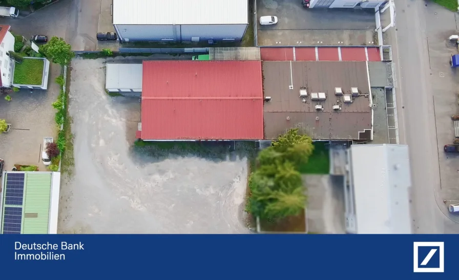 Außenansicht - Halle/Lager/Produktion kaufen in Magstadt - Freiwerdende Gewerbeeinheit mit Möglichkeit zur weiteren Bebauung