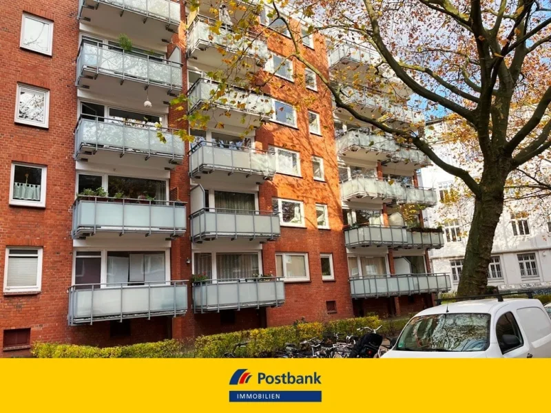 Außenansicht - Wohnung kaufen in Hamburg - Eimsbüttel entdecken: Gemütliche Eigentumswohnung in lebendiger Umgebung!