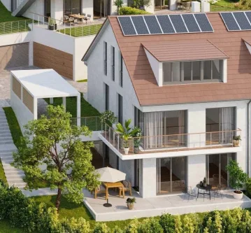 Ansicht Haus E - Haus kaufen in Herrsching - Vollendete Idylle am Ammersee