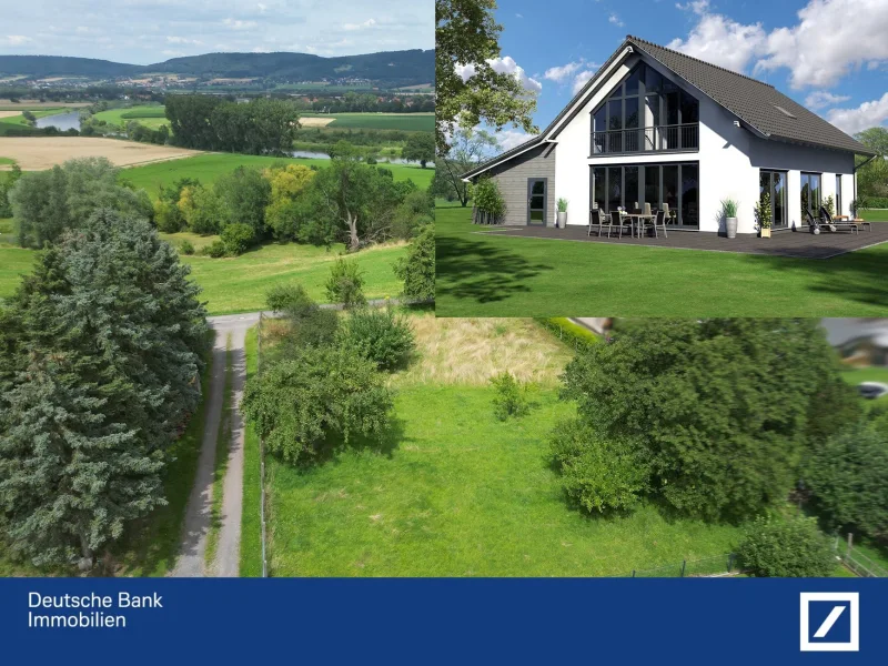  - Haus kaufen in Hessisch Oldendorf - Aussicht, Ruhe und Weitblick in das Landschaftsschutzgebiet! Seltene Gelegenheit! 