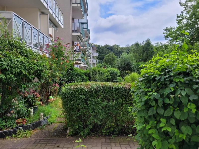 Blick aus dem Schlafzimmer