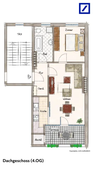 Grundriss 4. OG (DG)