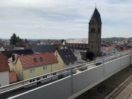 Blick von der Dachterrasse