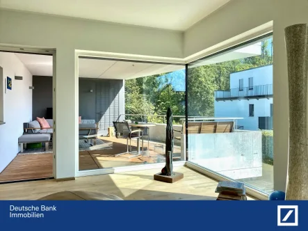 Ausblick - Wohnung kaufen in Landsberg - Traumhafte Wohnung direkt am Lech - Natur und Design im Einklang