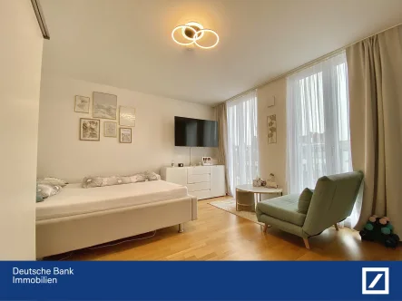 Wohnbereich - Wohnung kaufen in München - Zentral und ruhig zugleich!Ein Apartment wie neu, in bester Lage Haidhausens