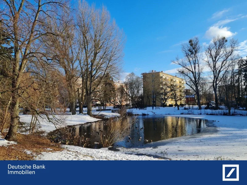 Umfeld für Spaziergänge - Wohnung kaufen in Berlin - Sofort einziehen und wohlfühlen! Bezugsfreies Apartment mit Küche und Bad. Außenstellplatz vorhanden