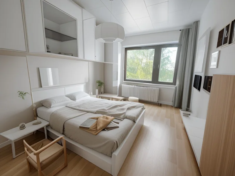 Schlafzimmer Home-Staging