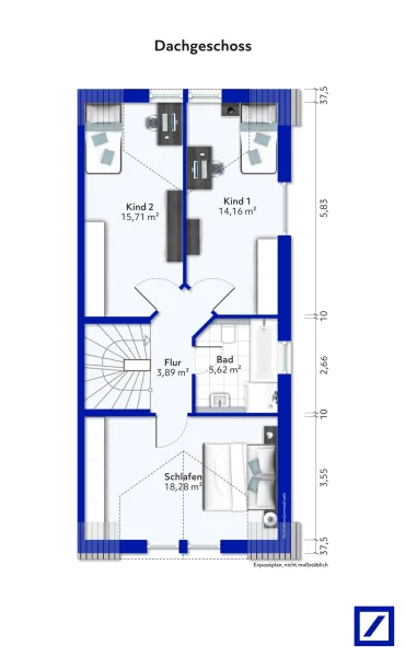 Grundriss Dachgeschoss 