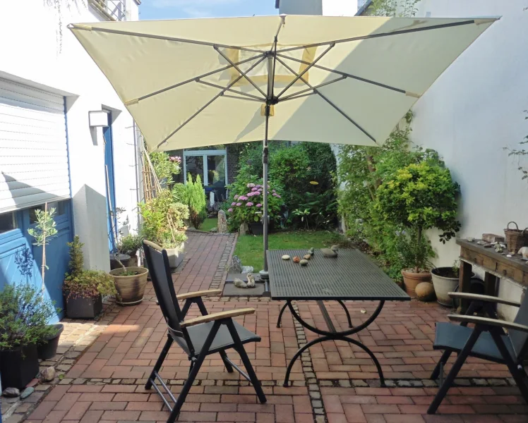 Terrasse und Garten