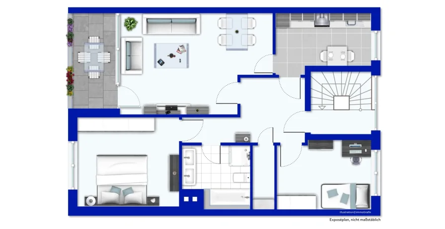 Grundriss Obergeschoss