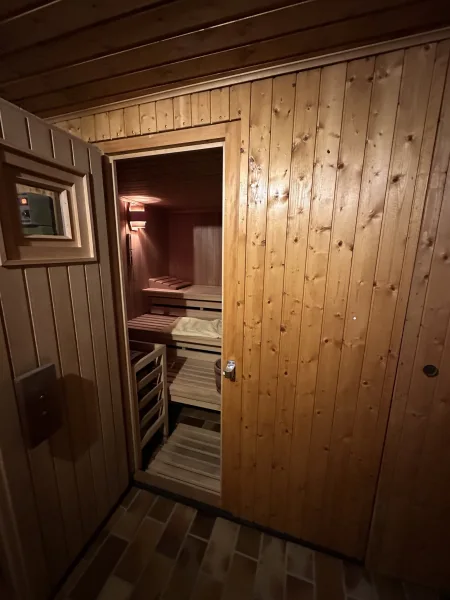 Sauna im Keller