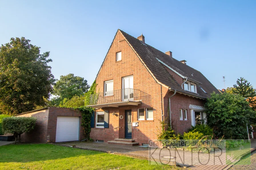 Titelbild  - Haus kaufen in Nordhorn - Charmante Doppelhaushälfte, ideal für junge Familien!