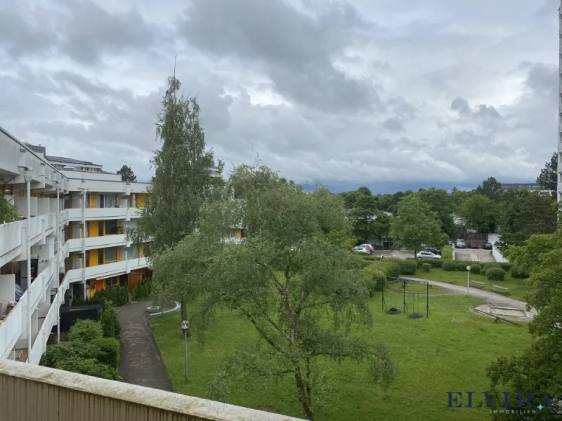 Blick vom Westbalkon