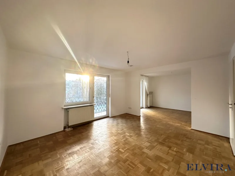 Wohnbereich - Wohnung mieten in München / Trudering - ELVIRA - Trudering-Berg am Laim,  attraktive 3-Zimmer-Wohnung mit sonnigem Balkon in Süd-Ausrichtung