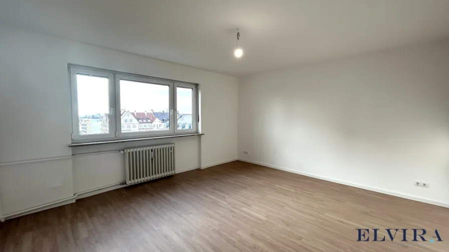 Wohnzimmer - Wohnung mieten in München - ELVIRA - Laim, schöne und helle 2 Zimmer-Wohnung mit 2 Balkons