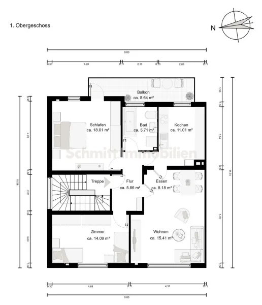 Grundriss 1. OG