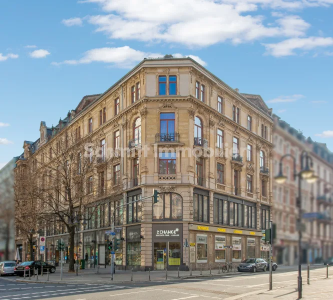 Gebäude-Ansicht - Büro/Praxis mieten in Frankfurt am Main - Büro oder Praxis mit 137 m² // Kaiserstraße // Stilaltbau // 4. Stock mit Aufzug