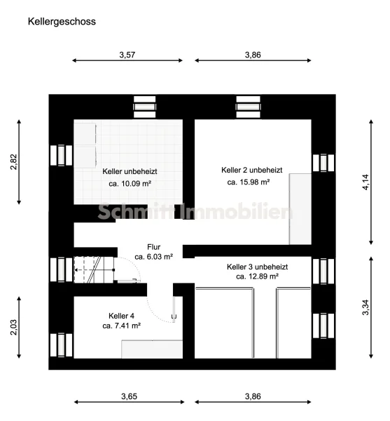 MFH - Grundriss Kellergeschoss