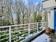 Balkon mit grüner Aussicht - Erdgeschoss