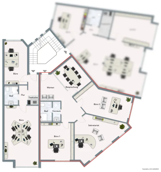 Grundriss G3.jpg - Büro/Praxis mieten in Oerlinghausen - Gewerberäume im Herzen von Oerlinghausen