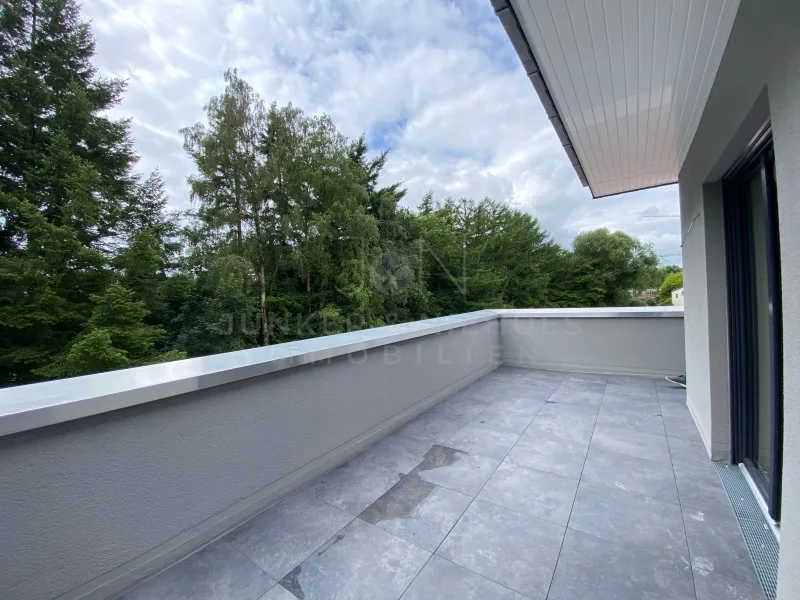 Modellfotos: Großzügige Dachterrasse