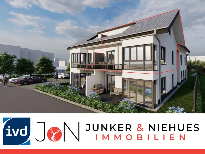 www.junkerundniehues.de - Wohnung kaufen in Bielefeld - Wohnen wie im eigenen Haus - Maisonette Wohnung perfekt für kleine Familien oder Paare