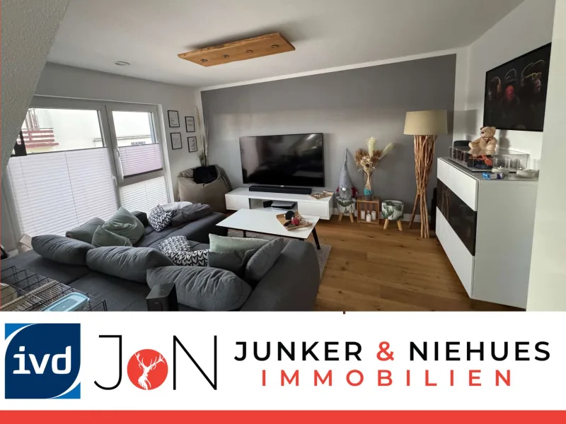 www.junkerundniehues.de - Wohnung mieten in Bielefeld - Exklusive Maisonette-Wohnung mit 18 m² zusätzlicher, bereits in der Miete enhaltene, Nutzfläche