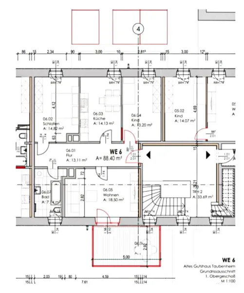 Grundriss WE6