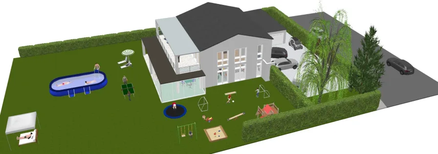 Die Villa in 3 D Bild 2