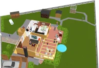 Das kleine Haus am See in 3D Bild 8