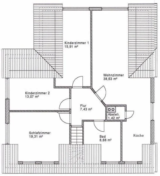 Grundriss Obergeschoss