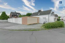 Garage mit Stellplatz