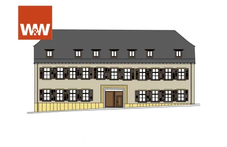 Ansicht - Wohnung kaufen in Alzey - +ALZEY: NEU SANIERTE  EG LOFT WOHNUNG, CA. 98 m² - EINZUG SOMMER 2025, DENKMALABSCHREIBUNG!+